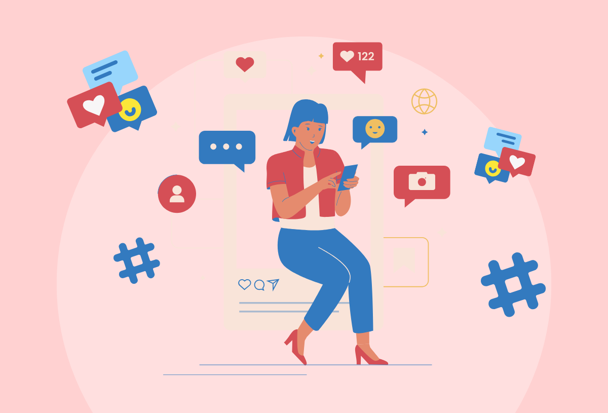 Happy Canadian and American couple using HundRoses dating app for online dating and meeting singles